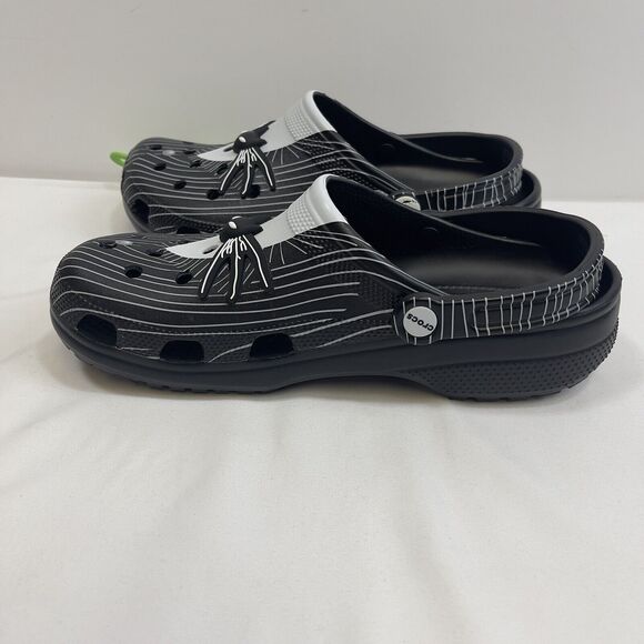 Crocs + Disney Nightmare Before Christmas Classic Clog M11/W13 Black & White - Picture 4 of 10